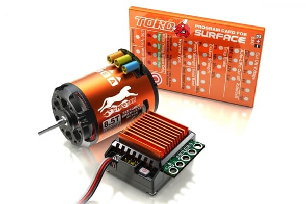SkyRC Cheetah 1/10 BL Sensor sæt 3250KV 10.5T