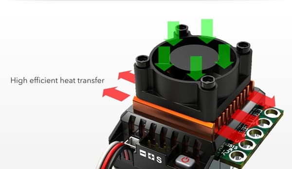 SkyRC Cheetah 1/10 BL Sensor sæt 2590KV 13.5T