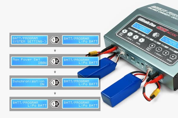 SkyRC D400 Duo 400W AC/DC Computerlader