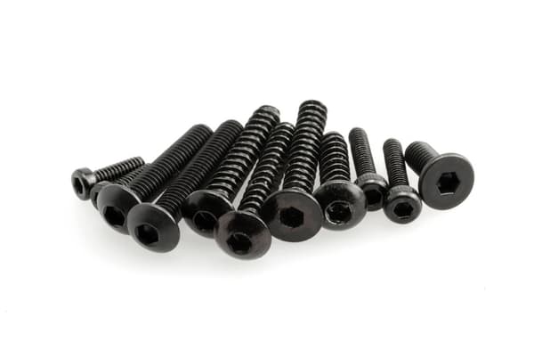 AXA435 M3x10mm Hex Button Head (Black) (10pcs)