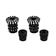 FrSky M3 Stick End Grande Lotus Black. 2stk