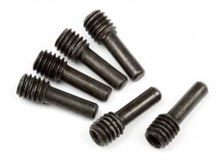HPI-86094 Screw Shaft M4*2.5*12mm(Black/6pcs)