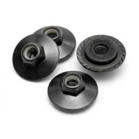 HPI-Z680 Flanged lock nut M5x8mm (Black/4pcs)