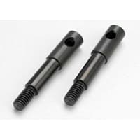 TRX-5537 Wheel spindles, front (left & right) (2)