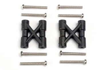 TRX-3930 Bulkhead cross braces (2)/ 3x25mm CS scr