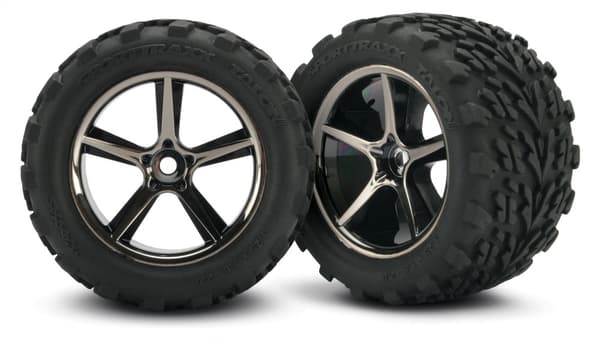 TRX-7174A Tires and wheels, assembled, glued (Gem