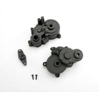 TRX-3991X Gearbox halves (front & rear)/ shift de