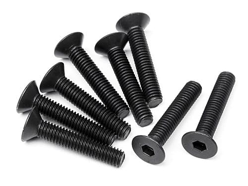 HPI-100557 Flat Head Screw Hex M3x16 - 10 st