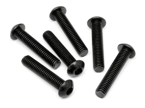 HPI-94910 Knapphovedskrue M6x30mm Heks - 6 stk