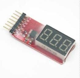LiPo Battery Voltagedisplay 2s-6s