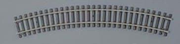 PIKO Skinnesett 224mm sving R2 - 6 stk