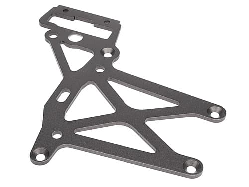 HPI-102160 Rear Upper Plate (gunmetal) Baja