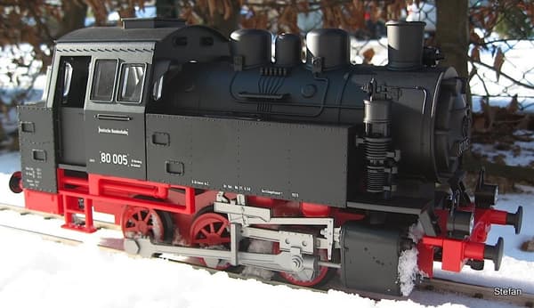 PIKO Tog G-startsett - BR80 m. godsvogner