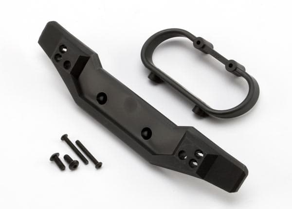 TRX-5636 Bumper, rear/ bumper mount, rear/ 4x10mm