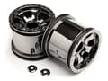 Miniatyrbilde 2 av 2: HPI-105280 Warlock Wheel Black Chrome