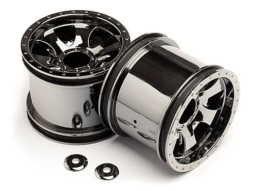 HPI-105280 Warlock Wheel Black Chrome