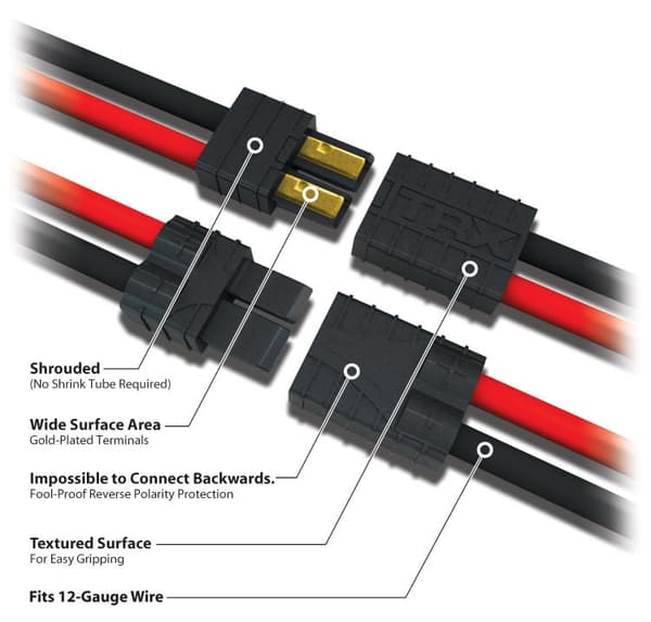 TRX-3024R LVD XL2.5 WP 1/16 brushed ESC