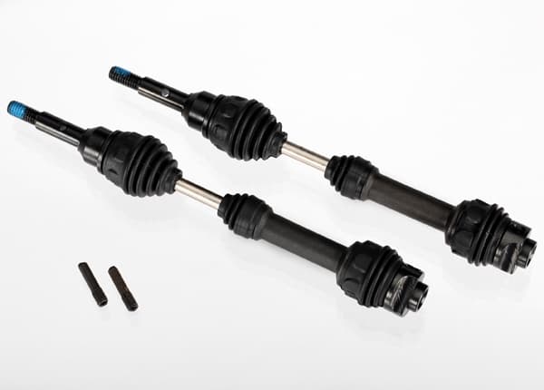 TRX-6851R Driveshaft assembly, front, Steel