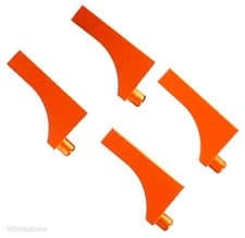 HSP-880005 Alu. Battery Corner holder - 4pcs
