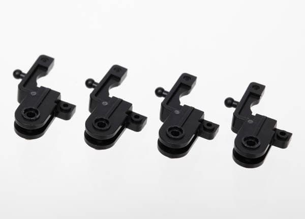 TRX-6322 Rotor blade grips (black) (4)