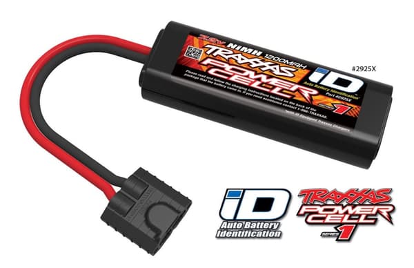 7.2V 1200mAh - miniSP - Ni-Mh Traxxas iD-kontakt