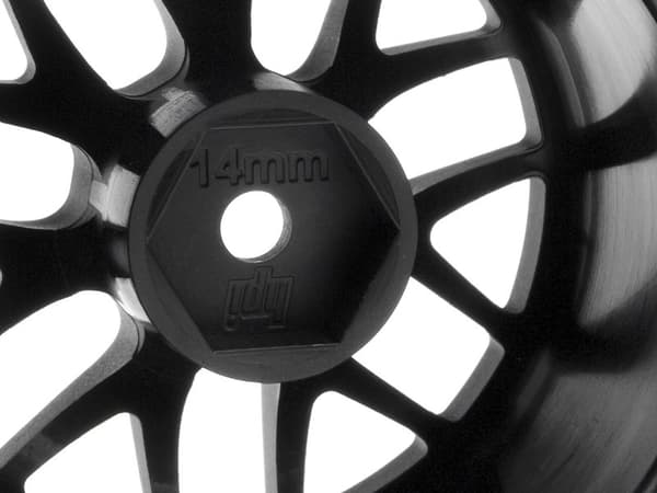 HPI-109155 BBS Spoke Wheel 48x34mm sort