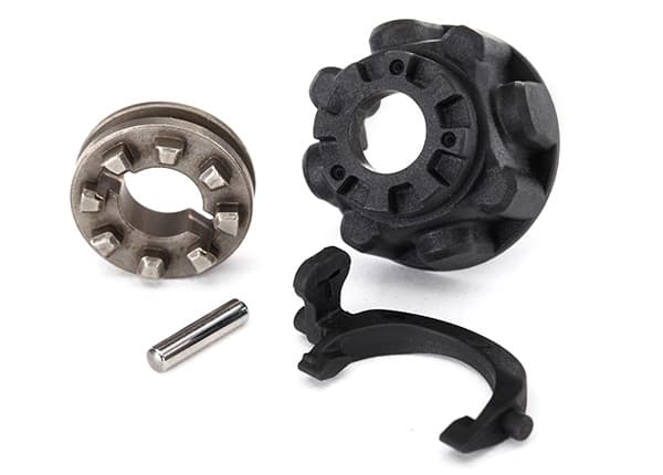 TRX-8281 Carrier T-lock and Slider for Diff TRX-4
