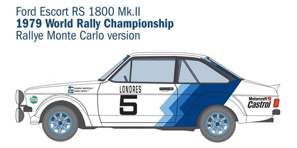 ITALERI 1:24 - Ford Escort RS1800 Mk.II