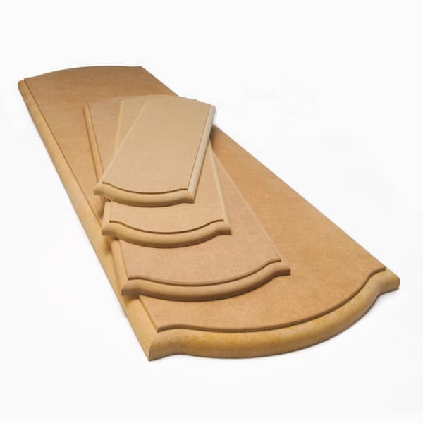Amati - Baseplade i MDF 800x250x22mm