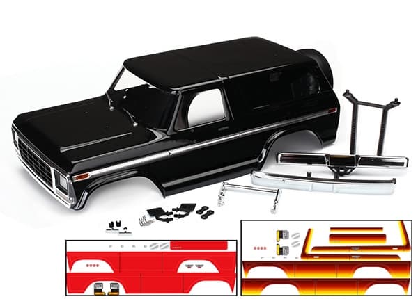 TRX-8010X Body Ford Bronco Set Black