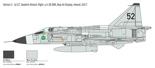 ITALERI 1:48 - Saab JA 37/AJ 37 Viggen