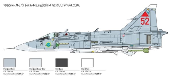 ITALERI 1:48 - Saab JA 37/AJ 37 Viggen