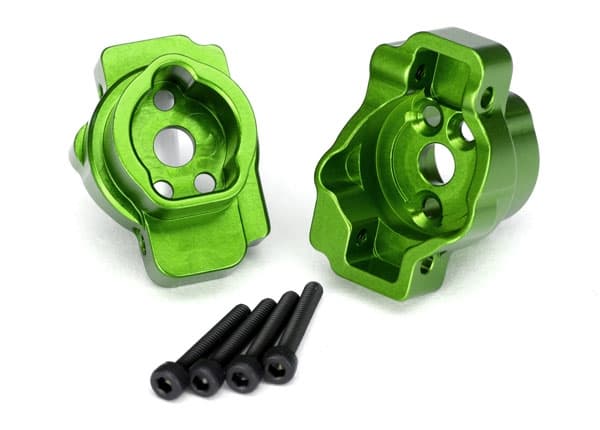 TRX-8256G Portal Drive Axle Mount Rear Alu Green