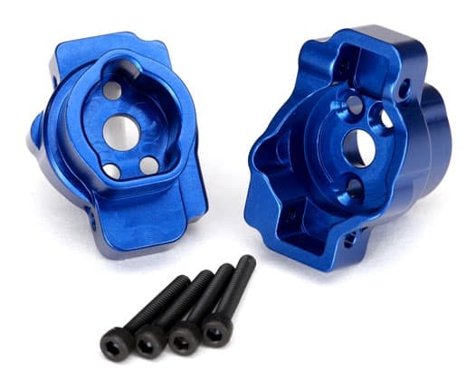 TRX-8256X Portal Drive Axle Mount Rear Alu Blue