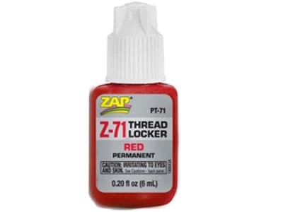 ZAP Z-71 ThreadLock Rød 6ml