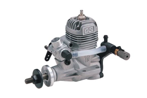 OS MAX 15LA Silver with muffler