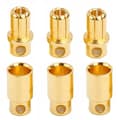 Miniatyrbilde 1 av 2: Amass 6.0mm Gullkontakter - 3par