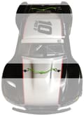 Miniatyrbilde 2 av 2: DB2245 Body Klip Retainers (Black) 2 set