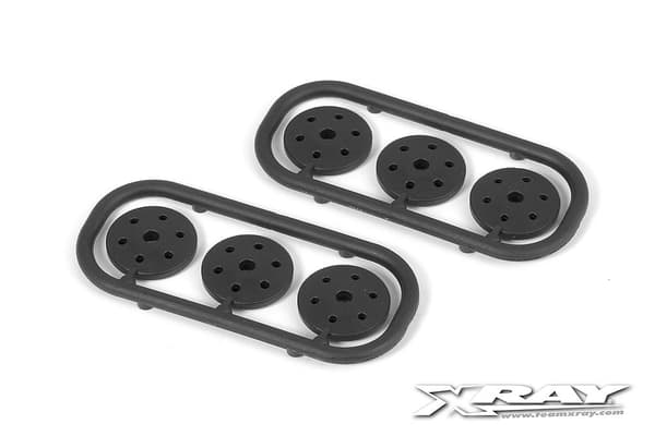 XR-358033 XB9 Composite Shock 6-Hole Piston Set