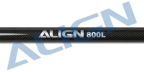 H80T005XXT 800E Carbon Fiber Tail Boom Set