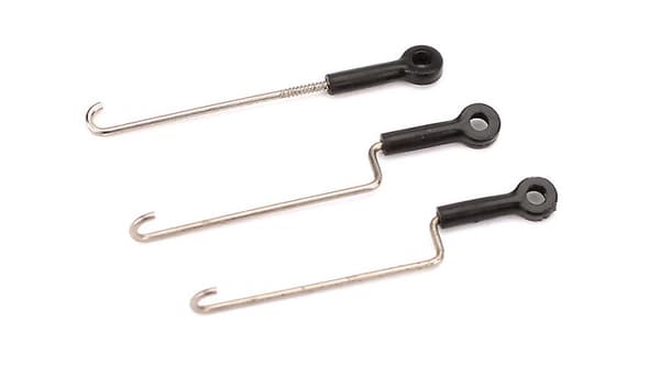 BLH3308 Servo Pushrod Set with ball links: nCP X