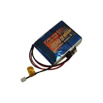 7.4V 4000 mAh LiPo transmitterbatteri DX7S / DX8 /