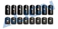 Miniatyrbilde 1 av 2: H50T001XXT 500 Tail Blade Clips
