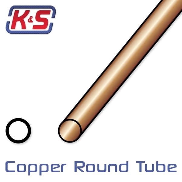 KS Kobberrør 3mm 3stk
