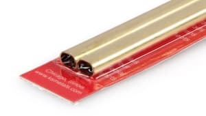 KS Mässing Oval Tube 6.4x9 2 st