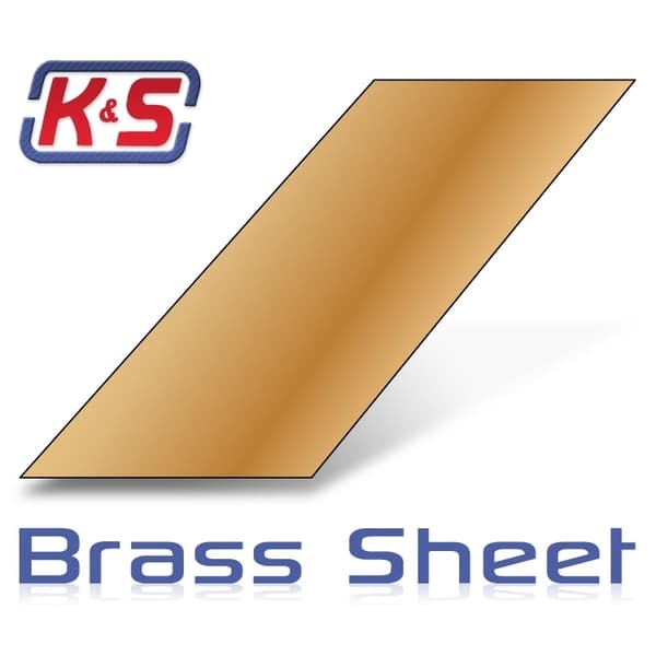 KS Messingplate 0.80x100x250mm 1stk