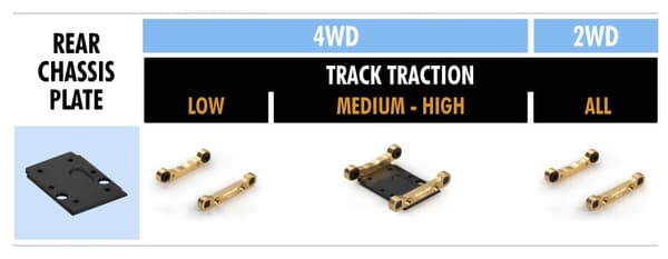 XR-363313 Brass Rear Lower Suspension Holder