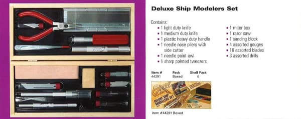 Excel Deluxe skibsmodeller set
