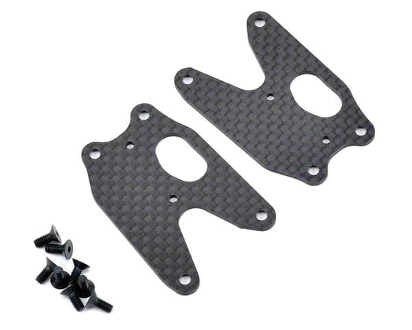 XR-363190 1.6mm Graphite Rear Lower Arm Plate(2)