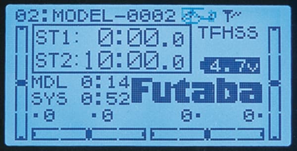 Futaba 10J Computerradio m/R3008SB 2.4G T-FHSS